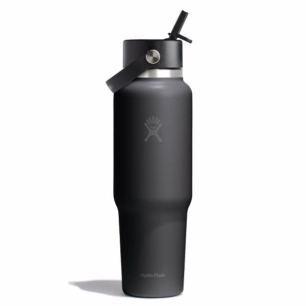 40 oz Travel Bottle with Flex Straw Cap W9